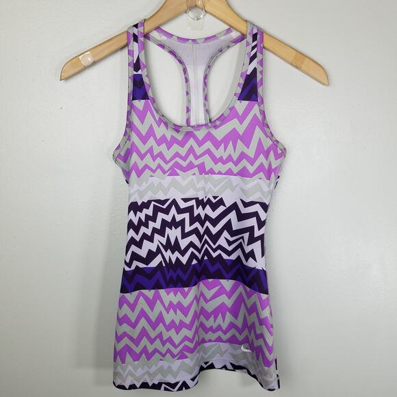 Nike Dri-Fit Womens Razorback Slim Fit Tank Size XS - Picture 10 of 10